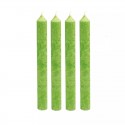 Boîte de 4 bougies en stéarine végétale bio - Verte