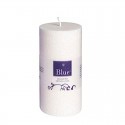Bougie Merveilleuse en stéarine bio - blanche nacrée