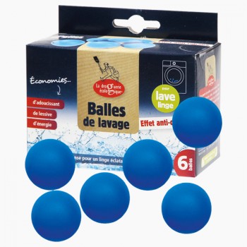 Balles de lavage Anti-calcaire - boîte de 6