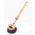 Brosse vaisselle rechargeable crin de cheval et bois