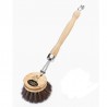 Brosse vaisselle rechargeable crin de cheval et bois