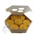 Coffret de 7 veilleuses en cire d'abeille