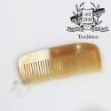 Peigne en corne pour barbe fine