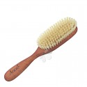 Brosse pour cuir chevelu fragile en poirier et soies naturelles