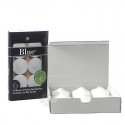Boîte de 6 veilleuses en stéarine bio blanche